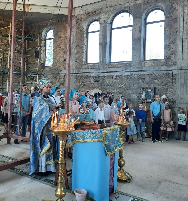 Молебен перед началом учебного года