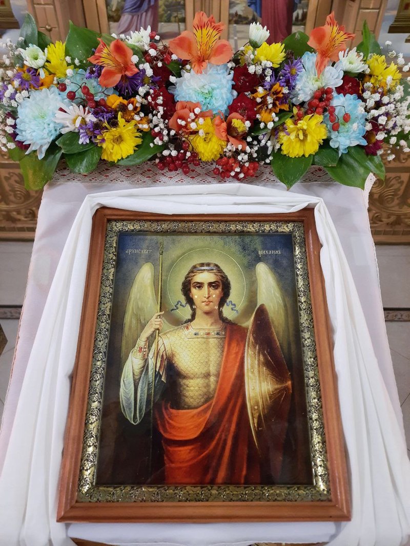 Престольный праздник в храме Архистратига Божия Михаила с. Новая Деревня